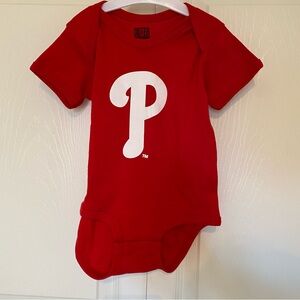 Philadelphia Phillies baby onesie size 6-9m NWOT